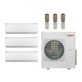 thumbnail image 1 of Tosot 30,000 Btu 21 Seer 3-Zone Ductless Mini Split Heat Pump System - 9K-9K-12K - TM24H4O - (2) TW09HQ2C2DI - TW12HQ2C2DI, 1 of 1