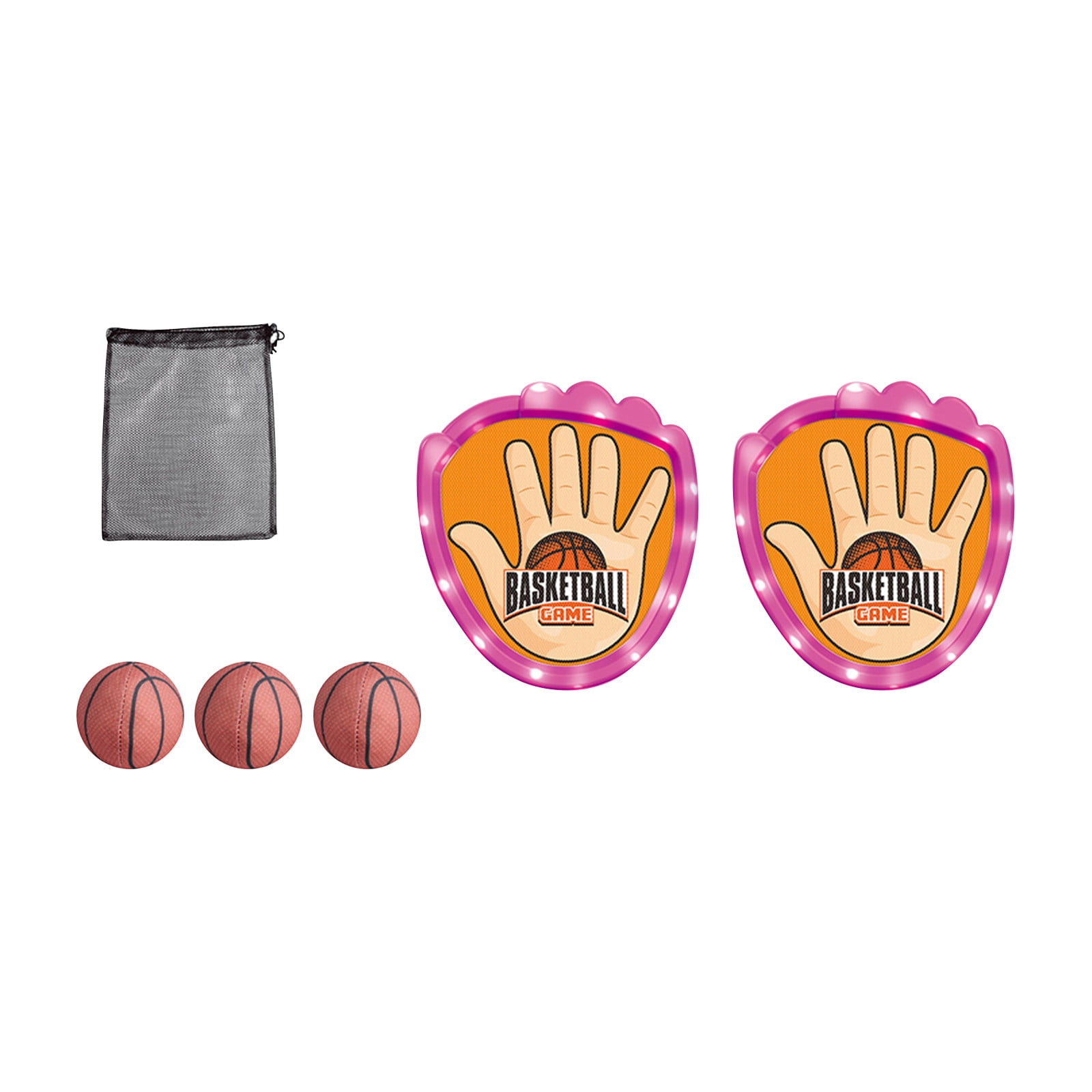 Toss And Catch Ball Game Set For Kids | Sticky Gloves & 4 Balls Outdoor Beach Toy