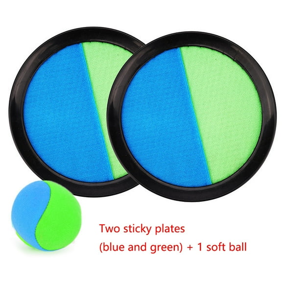Toss and Catch Ball SetToss and Catch Sports Game SetVersion 7.49inch Toy Catch Toy for Gift Kids/Adults/Family/Backyard Beach Outdoor GamesBlue-Green(Softball)