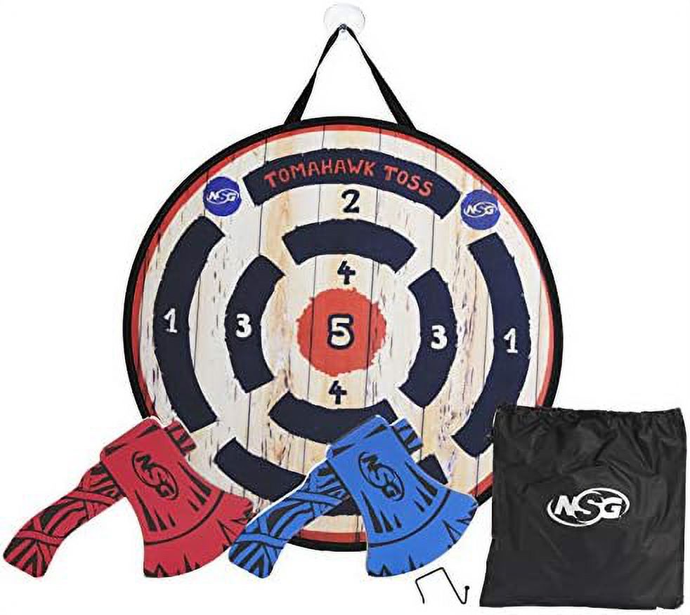 Toss Foam Axe Throwing Game For Kids Two Lightweight Axes With