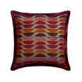 thumbnail image 1 of Toss Pillow Cover, Decorative Purple 14"x14" (35x35 cm) Throw Pillow Covers, Velvet Geometric Throw Pillows For Sofa, Geometric Pattern Modern Style - Seven Colour Sands, 1 of 5