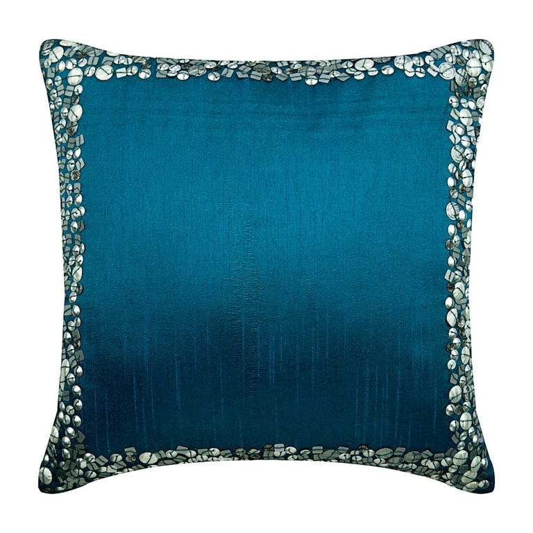 Toss Pillow Cover Decorative Royal Blue Pillow Covers 16x16 inch