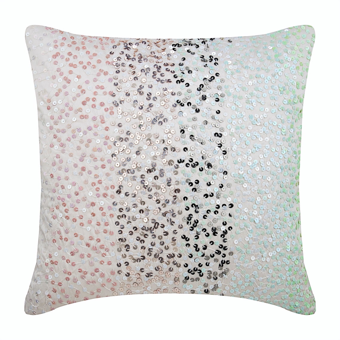 Toss Pillow Covers, Decorative&nbsp;Toss Pillows, Decorative Pillow Covers 14x14 inch (35x35 cm) Pink, Silk Throw Pillow Covers, Handmade Pillow Covers, Modern Style - Pastel Ombre