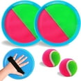 thumbnail image 1 of Toss and Catch Ball Game Backyard Toy for Kids Paddle Game with 2 Paddles and 1 Ball[Upgraded Version], 1 of 8
