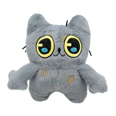 Tostada Soft Plush Cat Stuffed Animal Toy for Kids and Adults Cute Big Eyed Feline Plushie Collectible Gift for Home Decor