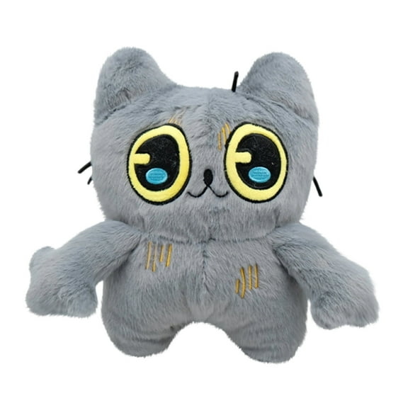 Tostada Soft Plush Cat Stuffed Animal Toy for Kids and Adults Cute Big Eyed Feline Plushie Collectible Gift for Home Decor