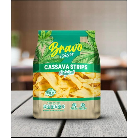 Tostadas de Yuca Natural 10 oz | Chips de Yuca Crujientes | Gluten Free