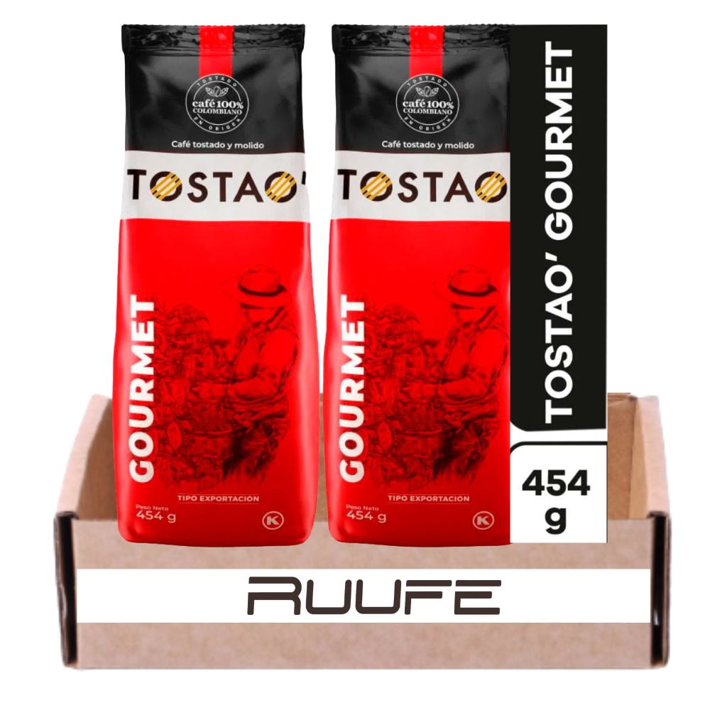 Tostao colombian coffee (2 pack) Gourmet Tostao Cafe Colombiano