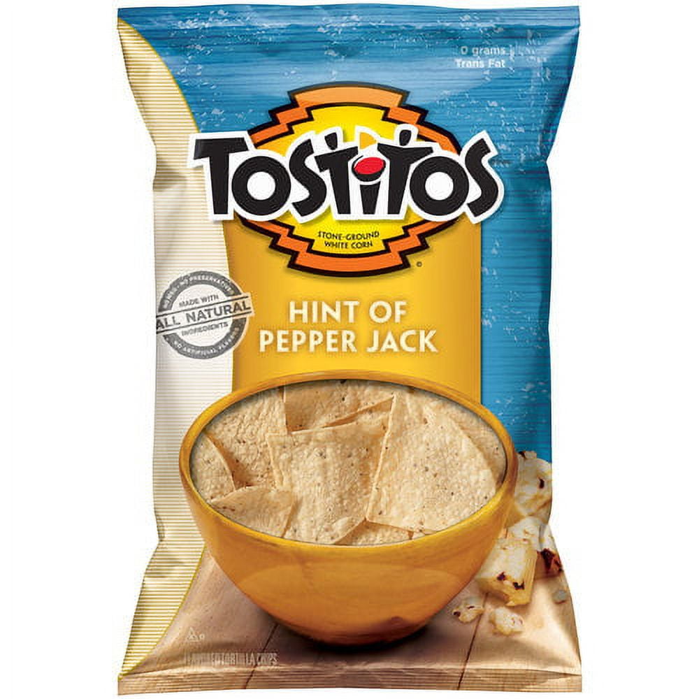 Tostitos All Natural Hint of Pepper Jack Tortilla Chips, 13 Oz