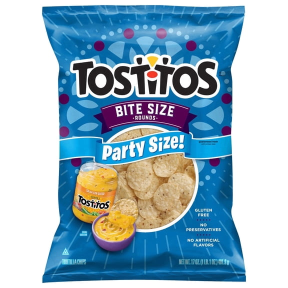 Tostitos Bite Size Rounds Tortilla Chips Party Size