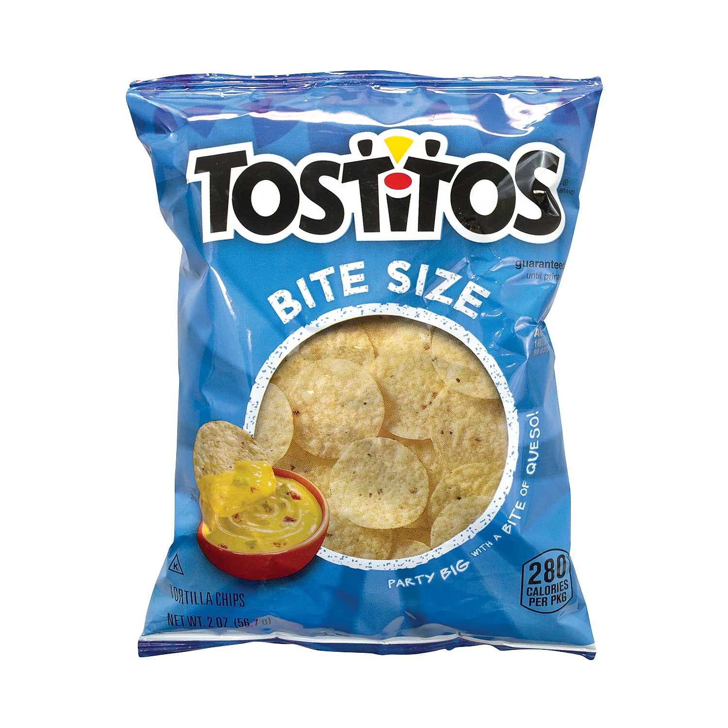 Tostitos Bite Size Rounds Tortilla Chips, 2 Ounce, 64 Per Case
