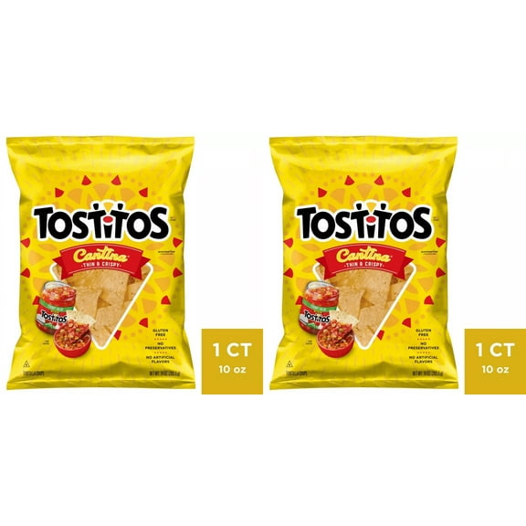 Tostitos Cantina Thin & Crispy Tortilla Chips - 10oz PACK OF 2