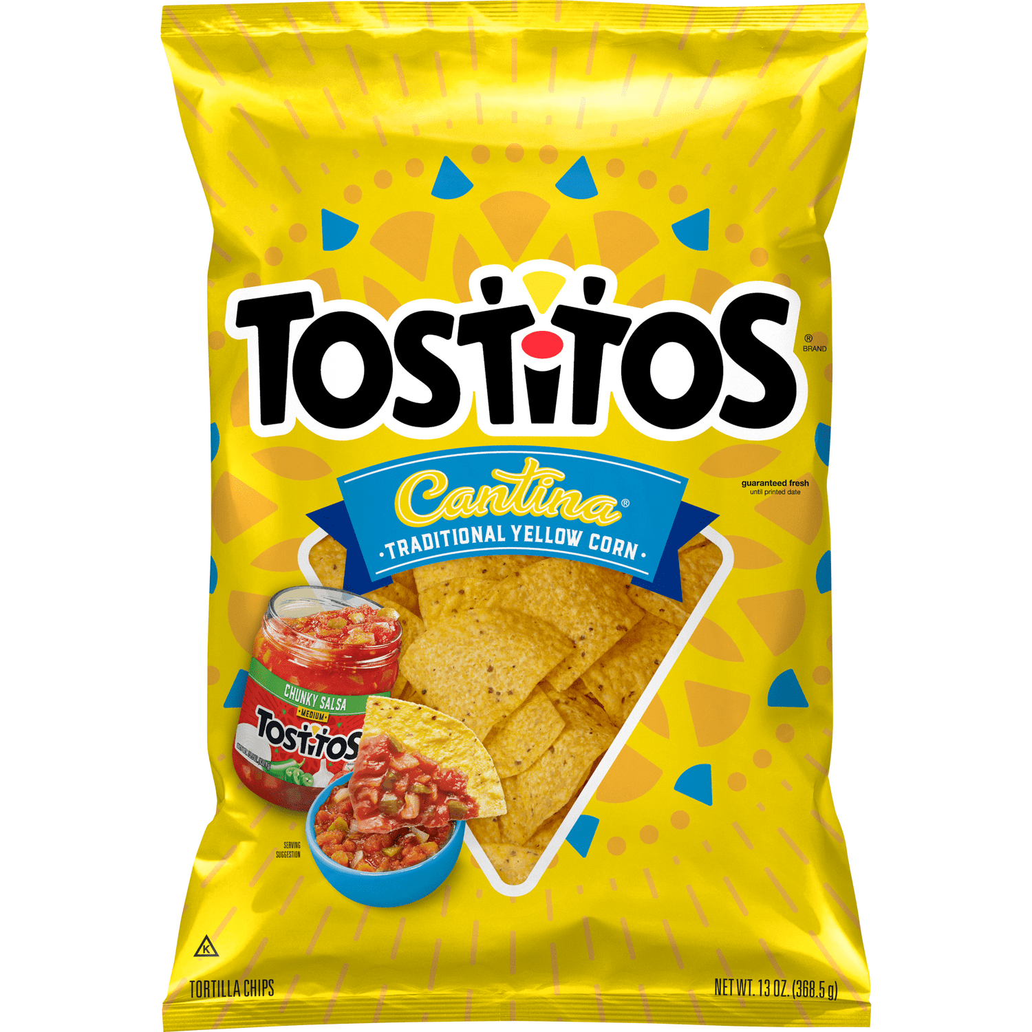 Tostitos Cantina Traditional Yellow Corn Tortilla Chips,13 Ounce Bag