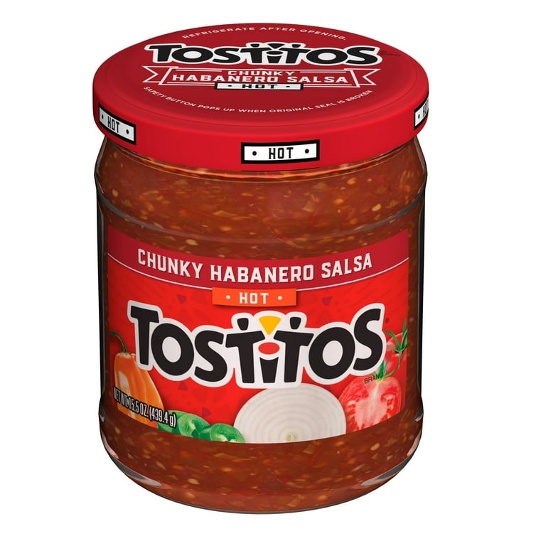 Tostitos Chunky Habanero Hot Spicy Salsa, oz Jar