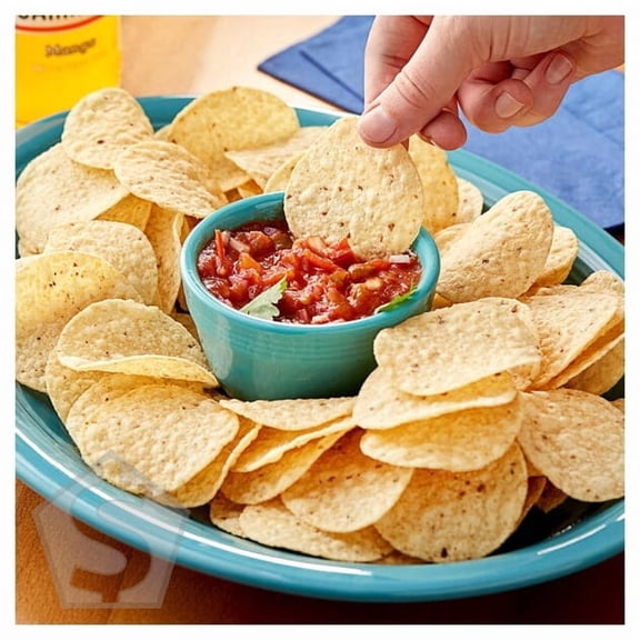 Tostitos Crispy Rounds Tortilla Chips 16 oz. - 8/Case