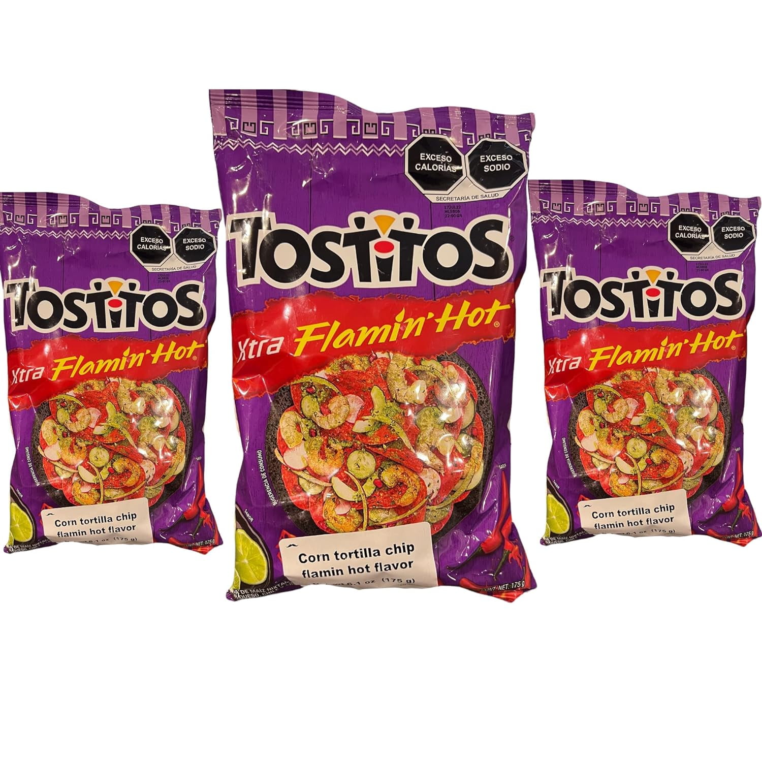 Tostitos Flamin Hot 3x 175g Walmart