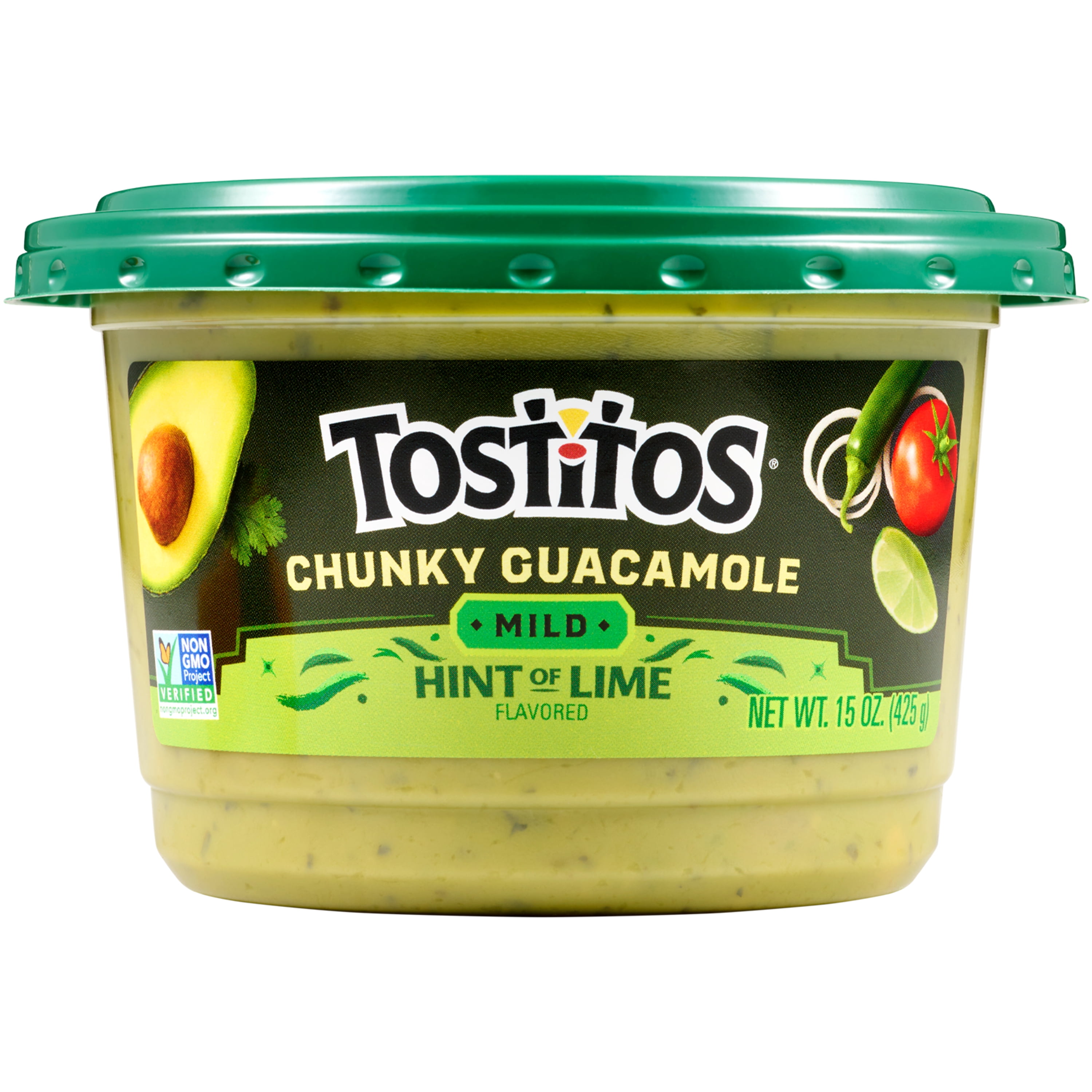 Tostitos Chunky Guacamole Mild Hint of Lime 15 oz