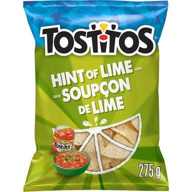 Tostitos Hint of Lime Flavor Tortilla Chips 275g/9.7 oz