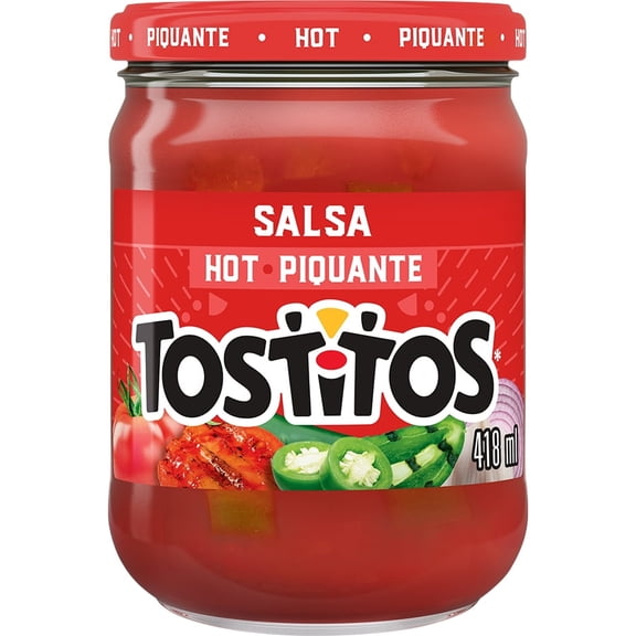 Tostitos Hot Salsa Dip, 418ml/14.1oz Spicy & Flavorful Party Dip