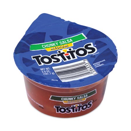Frito-Lay GRR29500068 Medium Chunky Salsa To-Go Cups, 3.8 oz Cup - 30 Count