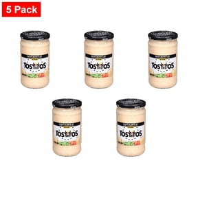 Tostitos Medium Queso Blanco Dip 23 oz - 5 Pack