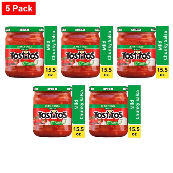 Tostitos Mild Chunky Salsa Dip 15.5 oz - 5 Pack