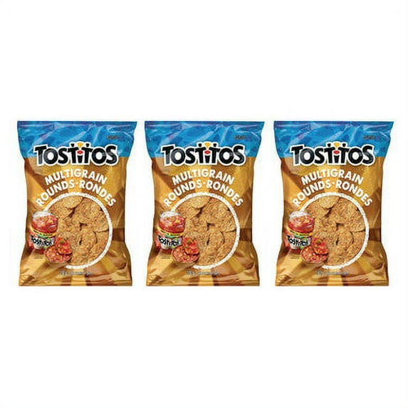Tostitos Multigrain Rounds Tortilla Chips 270g/9.5oz, 3-Pack