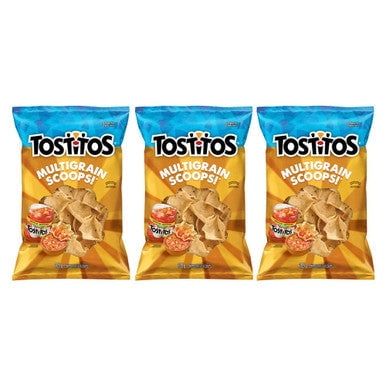 Tostitos Multigrain Scoops! Tortilla Chips 205g/7.2oz, 3-Pack