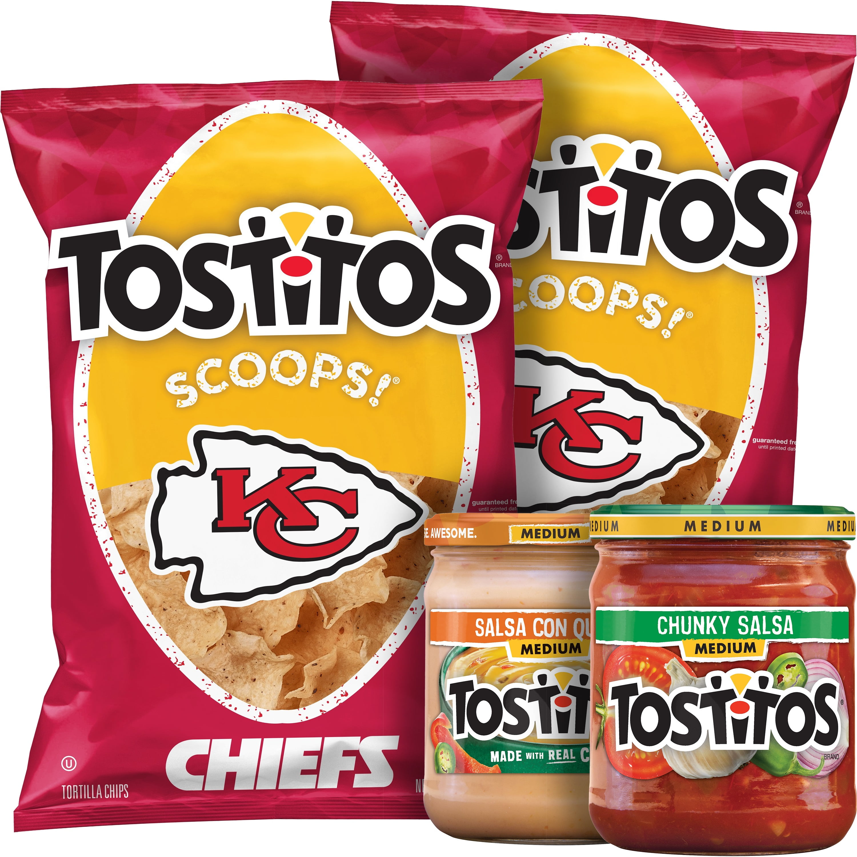 Tostitos NFL Kansas City Chiefs Chips & Dips Party Box