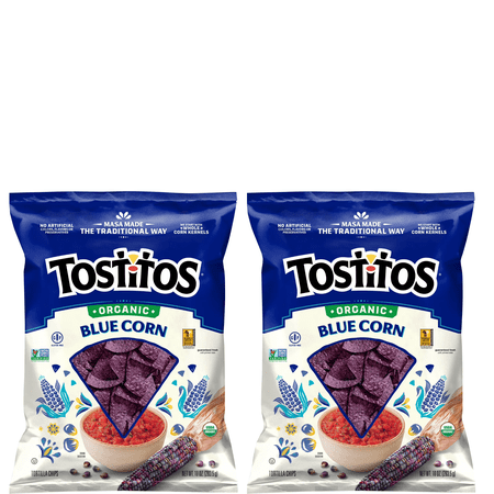 Tostitos Organic Blue Corn Tortilla Chips, 10 oz