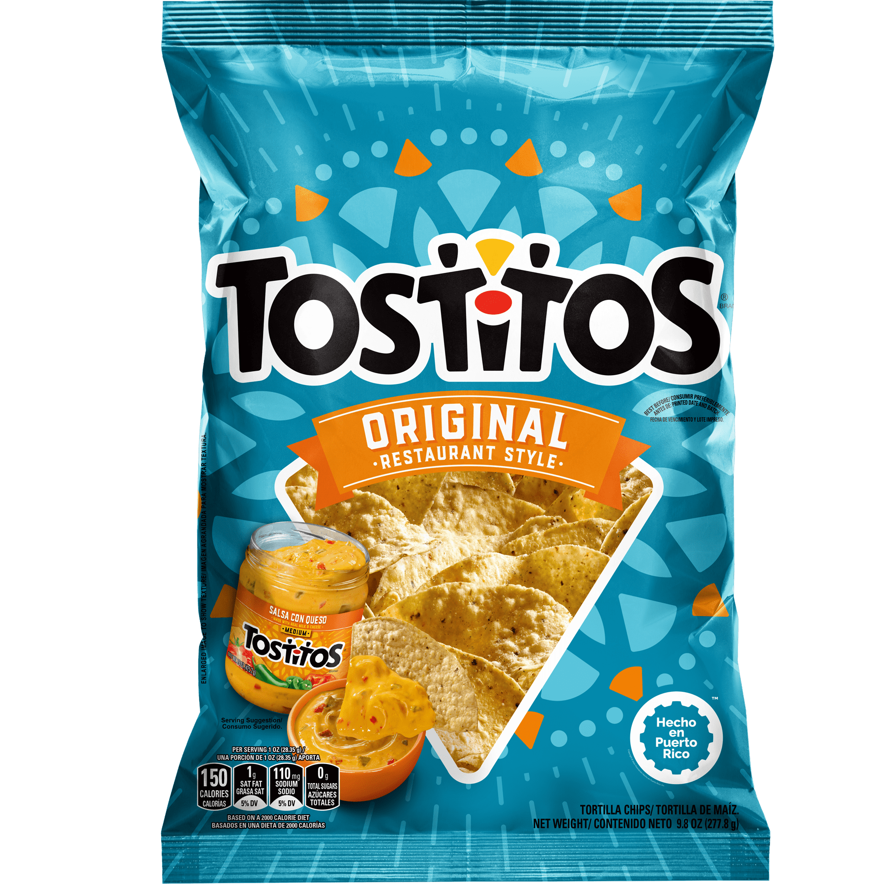 Tostitos Original Restaurant Style Tortilla Chips, Gluten Free, 9 oz