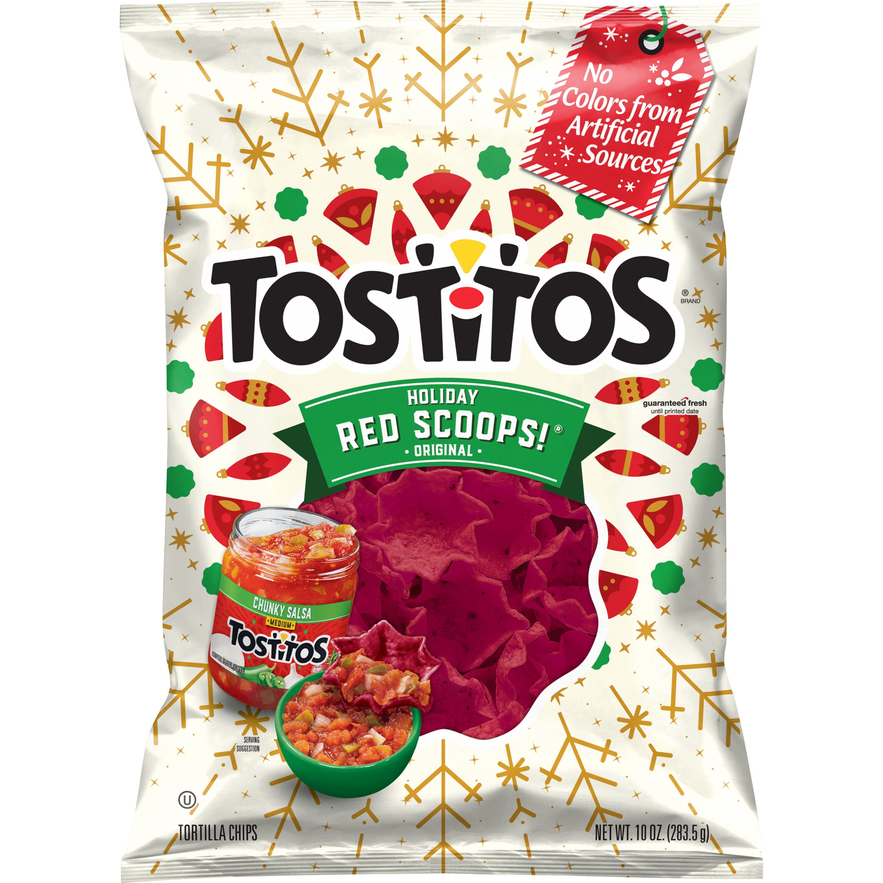 Tostitos Red Scoops Original Tortilla Chips 10 oz Bag Walmart com