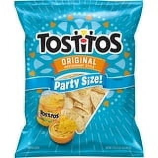 Tostitos Original Restaurant Style Tortilla Chips, Party Size, 17 oz Bag-Pack Of 2