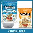 thumbnail image 1 of Tostitos Restaurant Style Original Tortilla Chips (17 oz) & Crispy Rounds Tortilla Chips (12 oz) Variety Pack with Bowl by OMA, 1 of 6