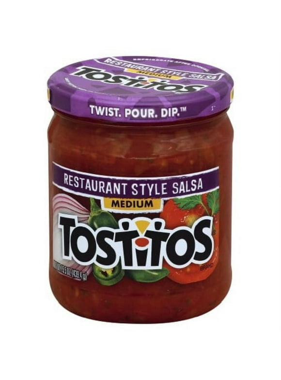 Tostitos Restaurant Style Salsa Medium, 15.5 oz jar