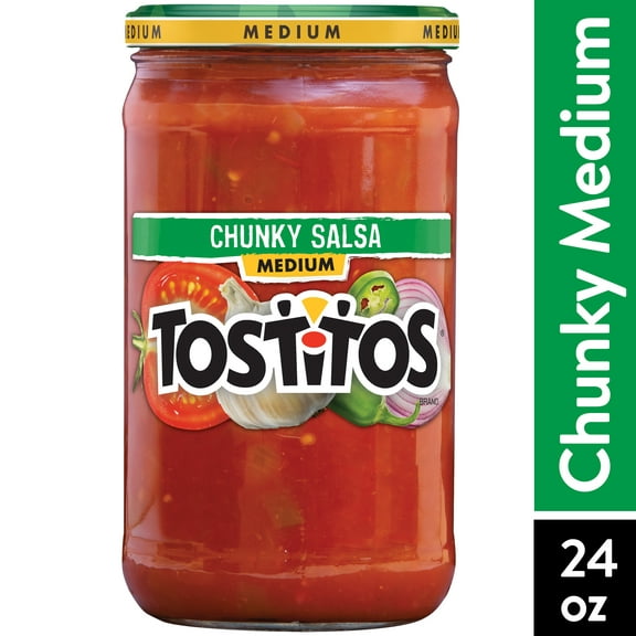 Tostitos Salsa, Chunky Medium Salsa, 24 oz., 1 Jar