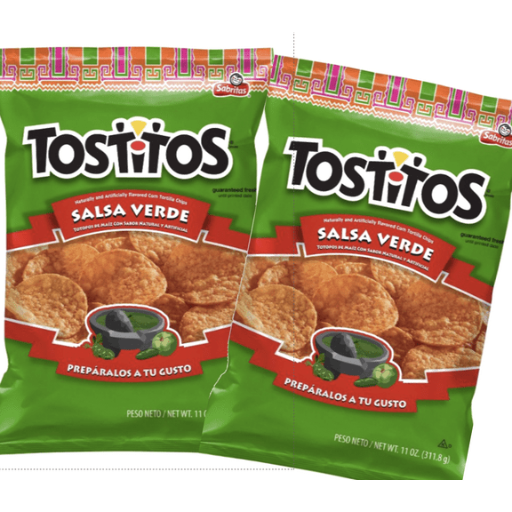 Tostitos Salsa Verde Tortilla Chips - 12.05oz 2pk