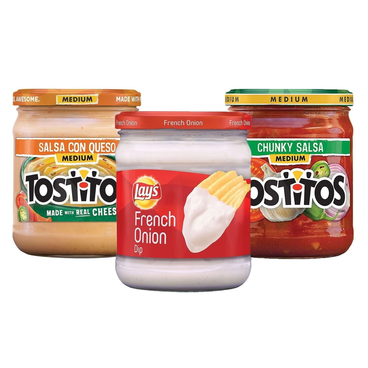 Tostitos Salsa and Lay\'s Dip Variety Pack (3 Pack)