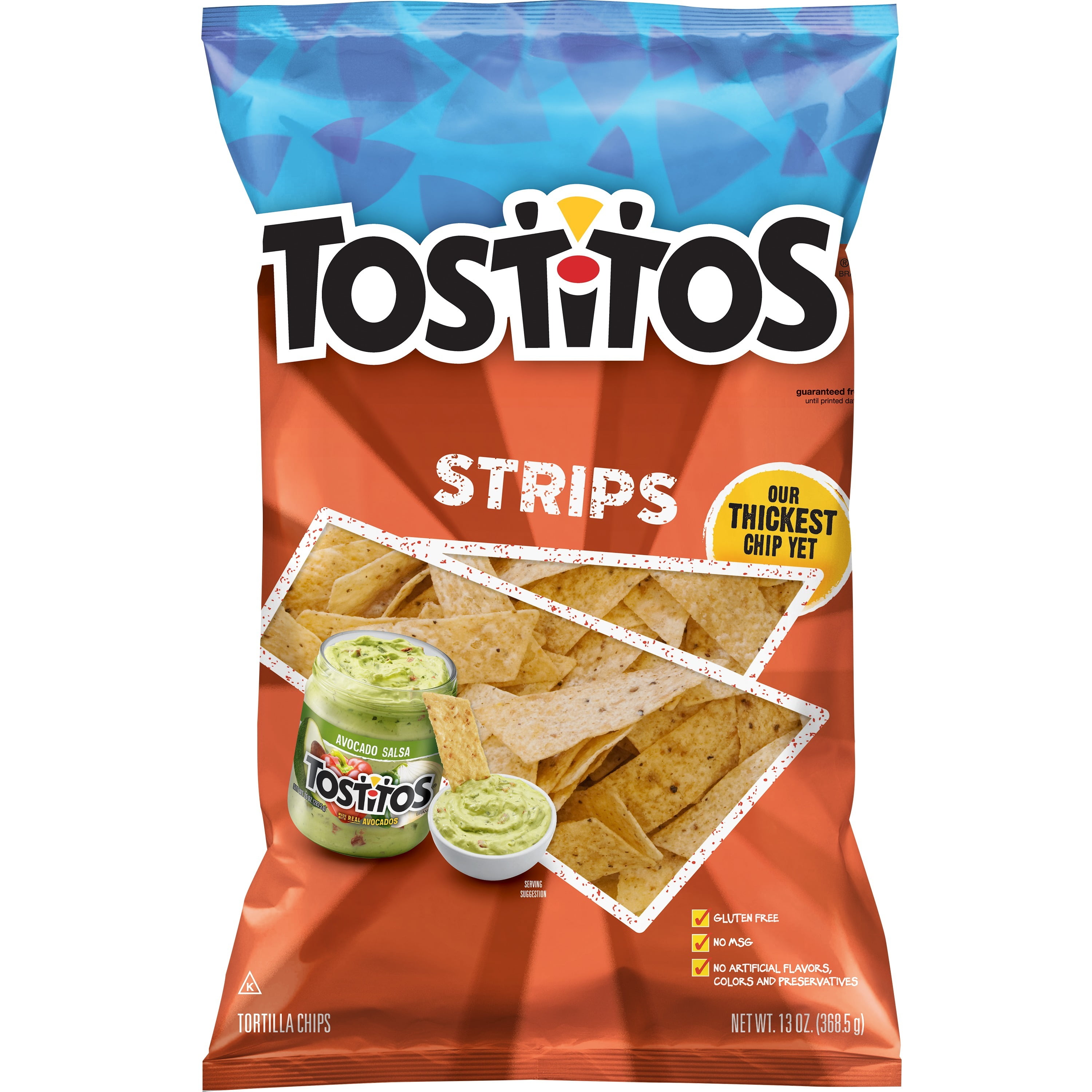 Tostitos Strips Tortilla Chips, 13 oz Bag - Walmart.com
