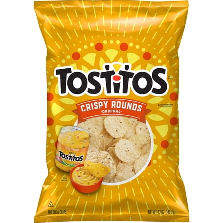 Tostitos Tortilla Chips Crispy Rounds, 12 oz Bag ( 3 Pack )