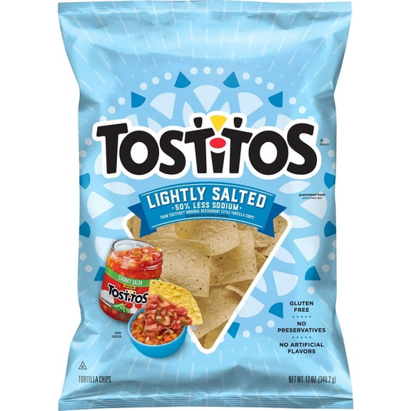 Tostitos Tortilla Chips Lightly Salted 12 Oz ( 3 Pack )