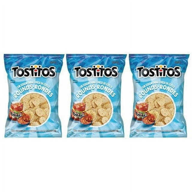 Tostitos Tortilla Low Sodium Rounds Chips 295g/10.4oz, 3Pack {Imported