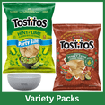 thumbnail image 1 of Tostitos Variety Pack Hint of Lime Tortilla Chips 17 oz & Mexican Street Corn Tortilla Chips 11 oz with Bowl by OMA, 1 of 6