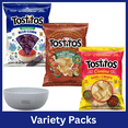 thumbnail image 1 of Tostitos Variety Pack Organic Blue Corn Tortilla Chips 10 oz, Cantina Thin & Crispy Tortilla Chips 8 oz, Mexican Street Corn Tortilla Chips 11 oz with Bowl by OMA, 1 of 8