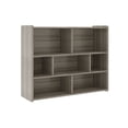thumbnail image 1 of Tot Mate 7 Section Storage Shelf Cubbies for School Classroom Furniture, 23"H (Shadow Elm Gray) RTA, 1 of 5