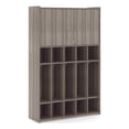 thumbnail image 1 of Tot Mate 71.5" Contemporary Composite Wood School Age Floor Locker in Gray, 1 of 6