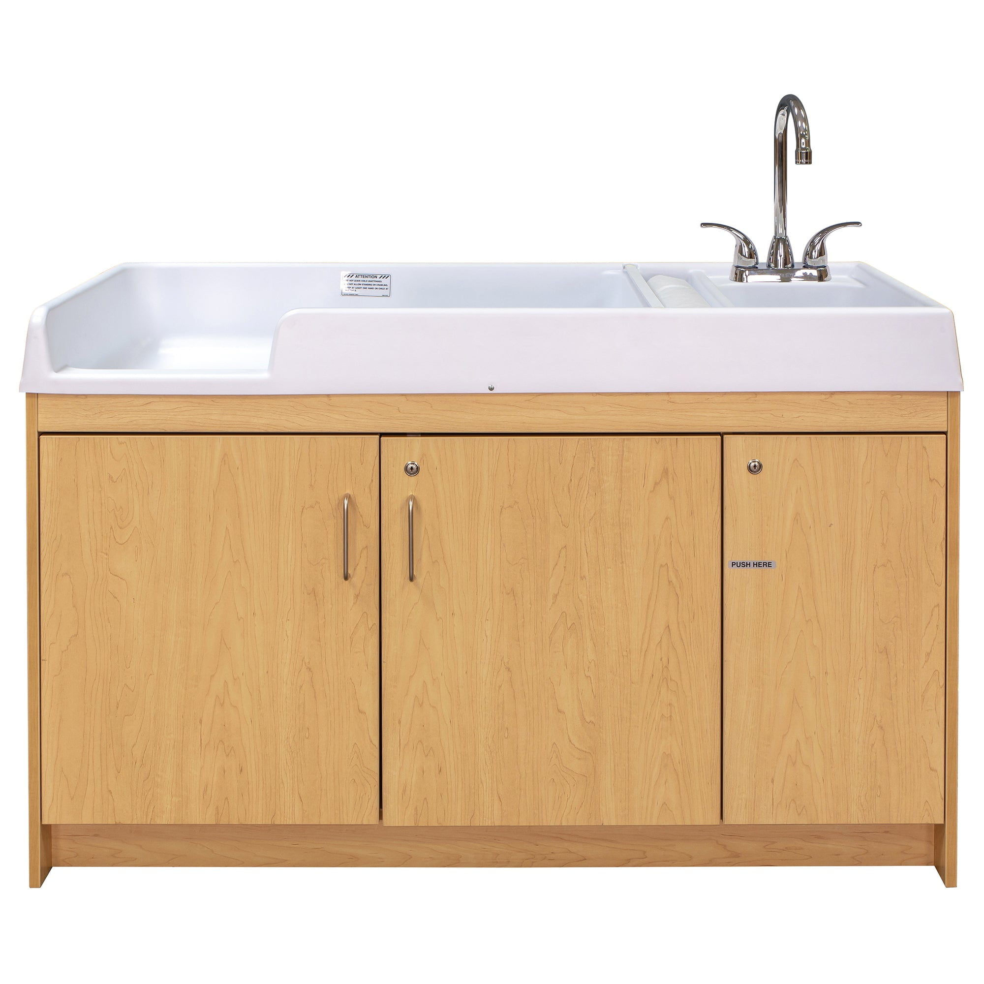 Tot Mate Baby Changing Table with BuiltIn Sink and Storage Cupboard