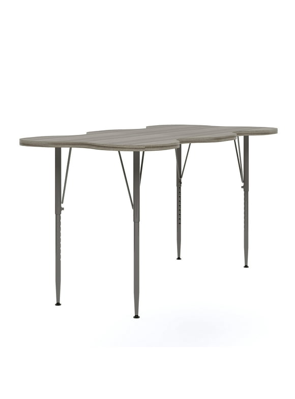 Tot Mate My Place Rectangular Table, Adjustable Height Legs, Table Top Height 21" to 30", RTA
