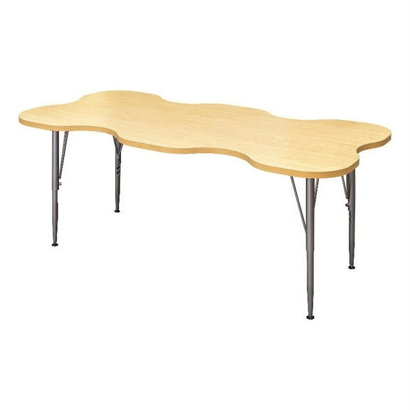 Tot Mate My Place Rectangular Table, Adjustable Height Legs, Table Top Height 21" to 30", RTA