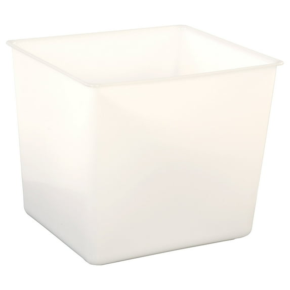 Tot Mate Opaque Plastic Storage Bins, Large 12 3/4" x 11" x 11 1/16" (Pack of 5)